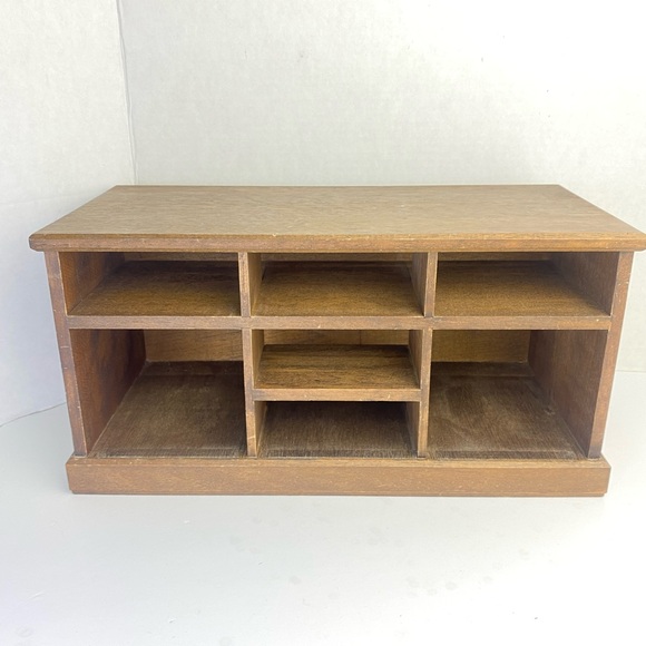 Vintage Wooden Mele Jewelry Box Dresser Large 7 Drawers Made Japan Mid Century - Picture 13 of 15